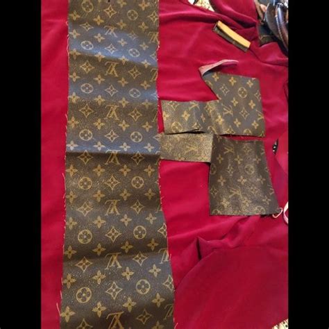 Louis Vuitton scrap leather